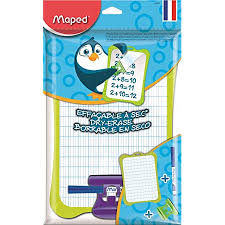 ARDOISE BLANCHE CADRE MAPED