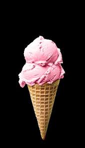 BOULE DE GLACE DOUBLE EN CORNET