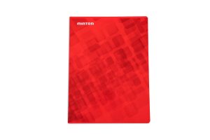CAHIER 17X22 SEYES 90G 192P MINTRA ROUGE