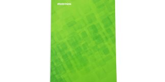 CAHIER 17X22 SEYES 90G 192P MINTRA VERT