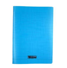 CAHIER POLYRO BLEU CALLIGRAPHE