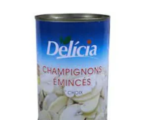 CHAMPIGNONS EMINCES DELICIA 400GR