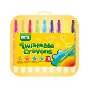 CRAYON DE COULEUR CIRE TWISTABLE 18 COUL