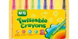 CRAYON DE COULEUR CIRE TWISTABLE 18 COUL