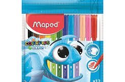 FEUTRE 12 COULEURS MAPED