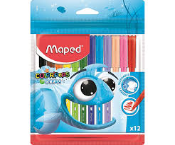 FEUTRE 12 COULEURS MAPED