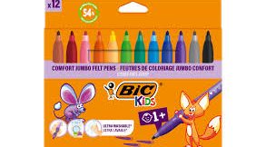 FEUTRE BIC KIDS JUMBO 12 COULEUR