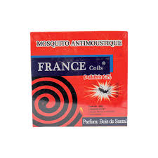 FRANCE COILS MOSQUITOS BOIS DE SANTAL 165GR