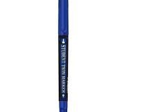 MARQUEUR PERMANENT DOUBLE POINTES BLEU M&G