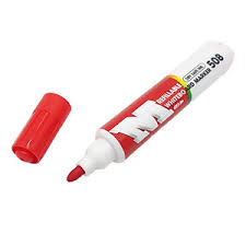 MARQUEUR TABLEAU BLANC M&G ROUGE
