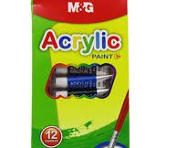 PEINTURE ACRYLIQUE M&G 12 COUL