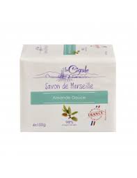 SAVON DE MARSEILLE LA CIGALE AMENDE DOUCE 4 PIECES