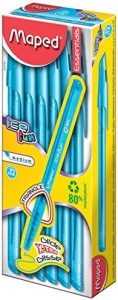 STYLO BILLE GREEN ICE MAPED BLEU