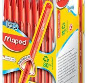 STYLO BILLE GREEN ICE MAPED ROUGE