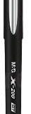 STYLO GEL X200 NOIR M&G